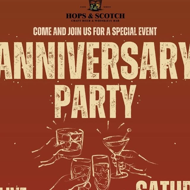 Hops & Scotch 8th Birthday Party