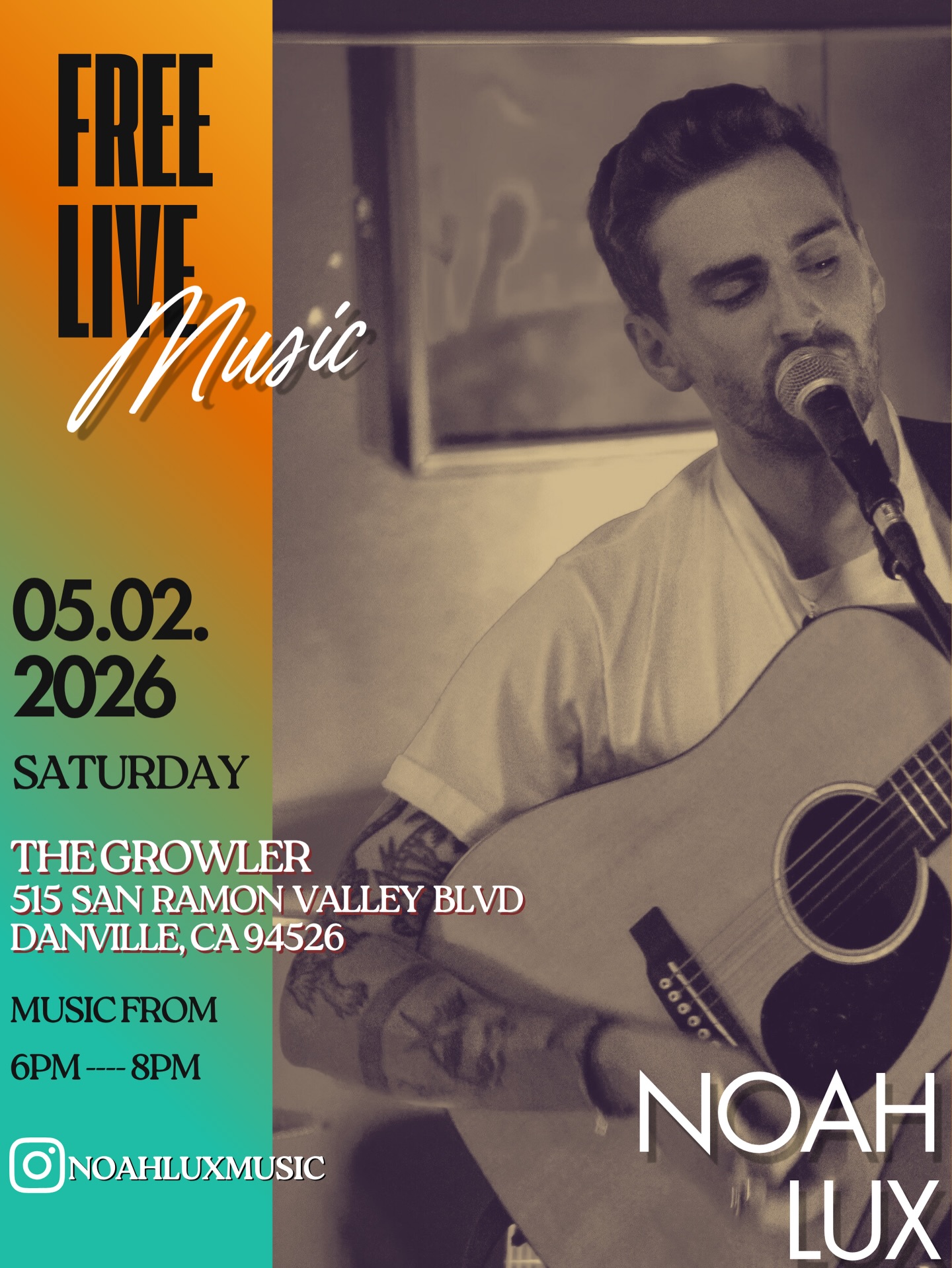 Noah Lux Acoustic Gig
